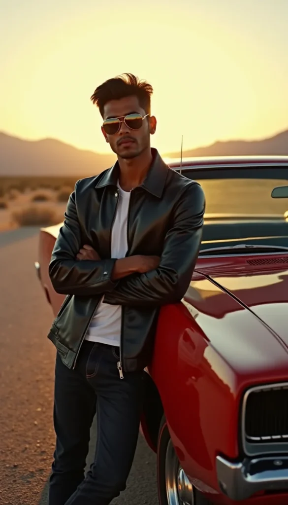 Classic muscle car enthusiast