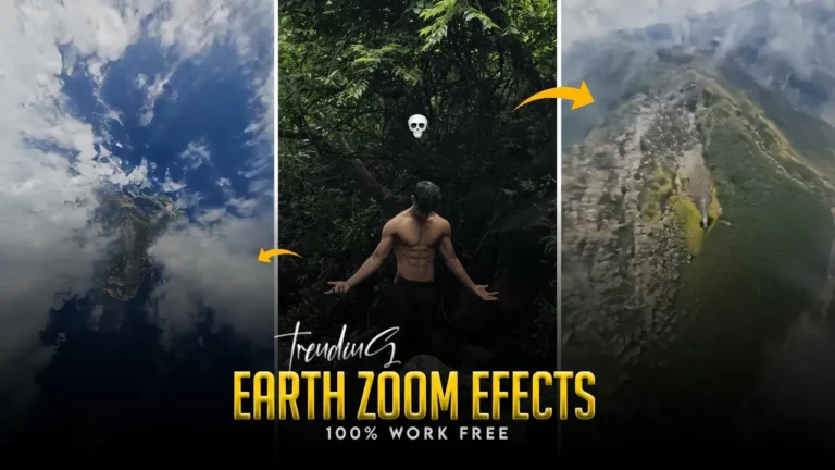 Earth zoom effect capcut template
