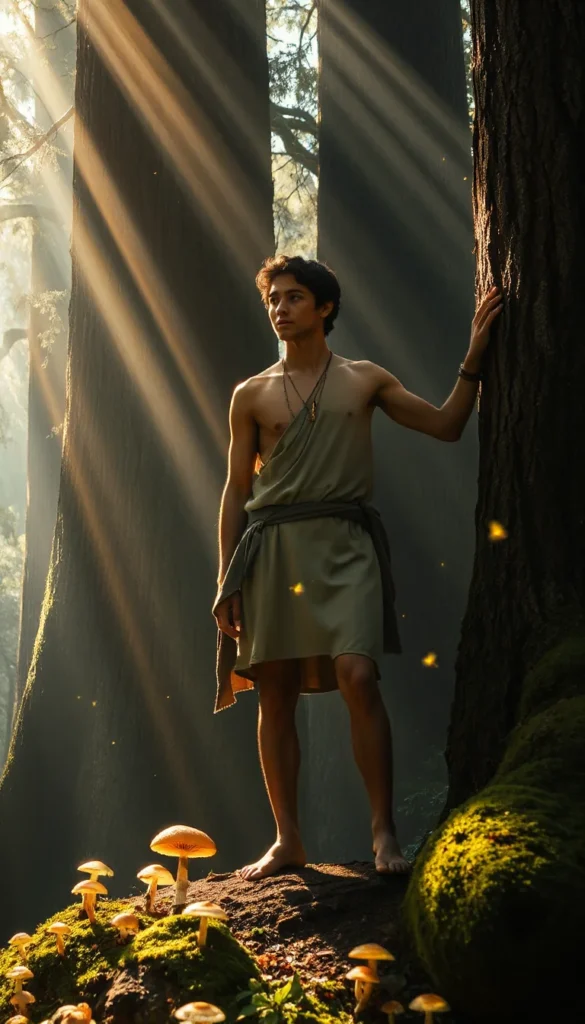 Ethereal forest guardian