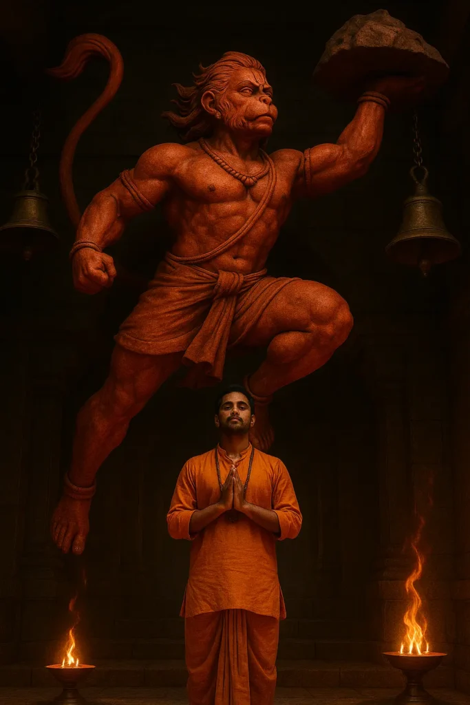 Hanuman devotion portrait